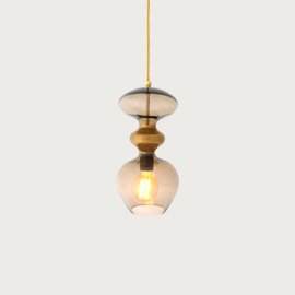 Futura 18cm Pendant Chestnut Brown